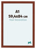 Como MDF Bilderrahmen 59 4x84cm A1 Kirschbaum Vorne Messe | Yourdecoration.at