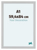 Como MDF Bilderrahmen 59 4x84cm A1 Weiss Matt Vorne Messe | Yourdecoration.at