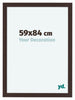 Como MDF Bilderrahmen 59x84cm Eiche Dunkel Vorne Messe | Yourdecoration.at