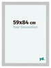 Como MDF Bilderrahmen 59x84cm Weiss Matt Vorne Messe | Yourdecoration.at