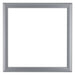 Como MDF Bilderrahmen 60x60cm Silber Matt Vorne | Yourdecoration.at