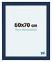 Como MDF Bilderrahmen 60x70cm Dunkelblau Gewischt Vorne Messe | Yourdecoration.at