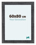 Como MDF Bilderrahmen 60x80cm Grau Gewischt Vorne Messe | Yourdecoration.at
