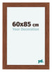 Como MDF Bilderrahmen 60x85cm Nussbaum Vorne Vorne | Yourdecoration.at