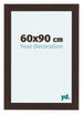 Como MDF Bilderrahmen 60x90cm Eiche Dunkel Vorne Messe | Yourdecoration.at