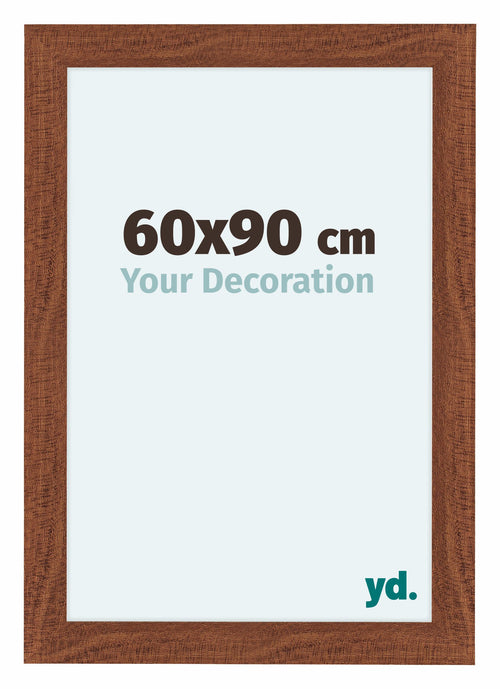 Como MDF Bilderrahmen 60x90cm Nussbaum Vorne Messe | Yourdecoration.at