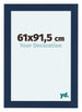 Como MDF Bilderrahmen 61x91 5cm Dunkelblau Gewischt Vorne Messe | Yourdecoration.at