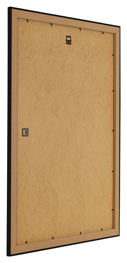 Como MDF Bilderrahmen 68x98cm Schwarz Hochglanz Ruckseite Schrag | Yourdecoration.at
