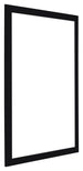 Como MDF Bilderrahmen 68x98cm Schwarz Hochglanz Vorne Schrag | Yourdecoration.at