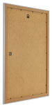 Como MDF Bilderrahmen 68x98cm Silber Matt Ruckseite Schrag | Yourdecoration.at