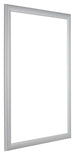 Como MDF Bilderrahmen 68x98cm Silber Matt Vorne Schrag | Yourdecoration.at