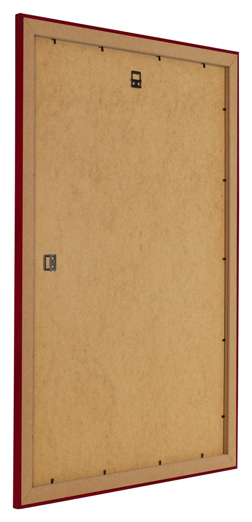 Como MDF Bilderrahmen 68x98cm Weinrot Gewischt Ruckseite Schrag | Yourdecoration.at