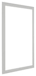 Como MDF Bilderrahmen 68x98cm Weiss Gemasert Vorne Schrag | Yourdecoration.at