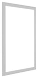 Como MDF Bilderrahmen 68x98cm Weiss Hochglanz Vorne Schrag | Yourdecoration.at