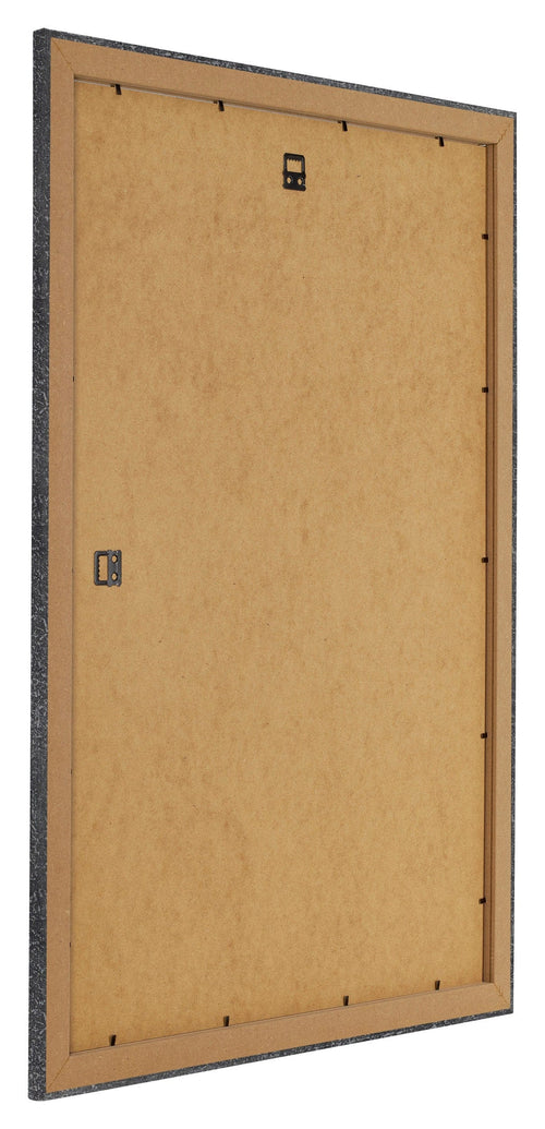 Como MDF Bilderrahmen 70x100cm Grau Gewischt Ruckseite Schrag | Yourdecoration.at