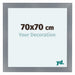 Como MDF Bilderrahmen 70x70cm Aluminium Geburstet Vorne Messe | Yourdecoration.at
