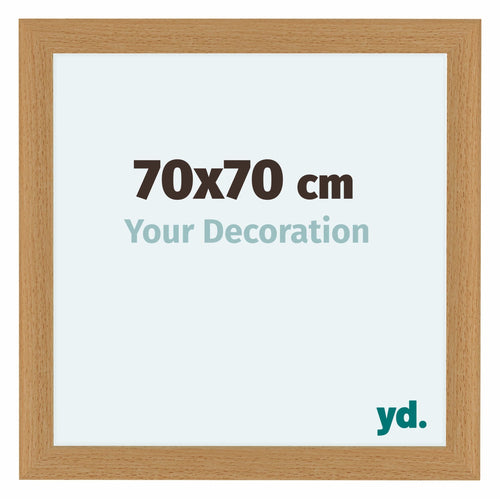 Como MDF Bilderrahmen 70x70cm Buche Vorne Messe | Yourdecoration.at