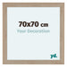 Como MDF Bilderrahmen 70x70cm Eiche Hell Vorne Messe | Yourdecoration.at