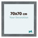 Como MDF Bilderrahmen 70x70cm Eisen Gewischt Vorne Messe | Yourdecoration.at
