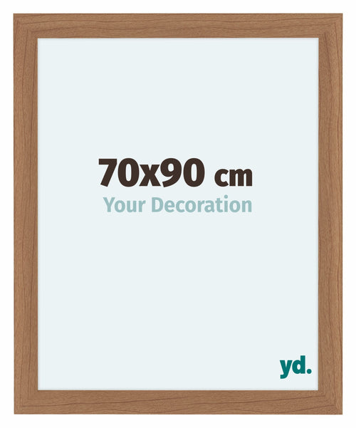 Como MDF Bilderrahmen 70x90cm Nussbaum Hell Vorne Messe | Yourdecoration.at