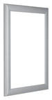Como MDF Bilderrahmen 75x98cm Silber Matt Vorne Schrag | Yourdecoration.at