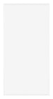 Evry Kunststoff Bilderrahmen 20x40cm Weiss Hochglanz Vorne | Yourdecoration.at