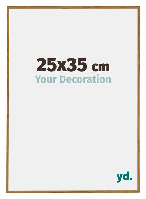 Evry Kunststoff Bilderrahmen 25x35cm Buche Hell Vorne Messe | Yourdecoration.at