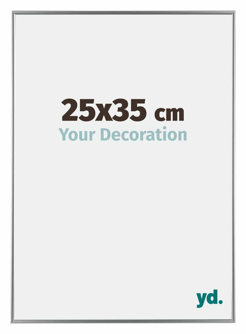 Evry Kunststoff Bilderrahmen 25x35cm Silber Vorne Messe | Yourdecoration.at