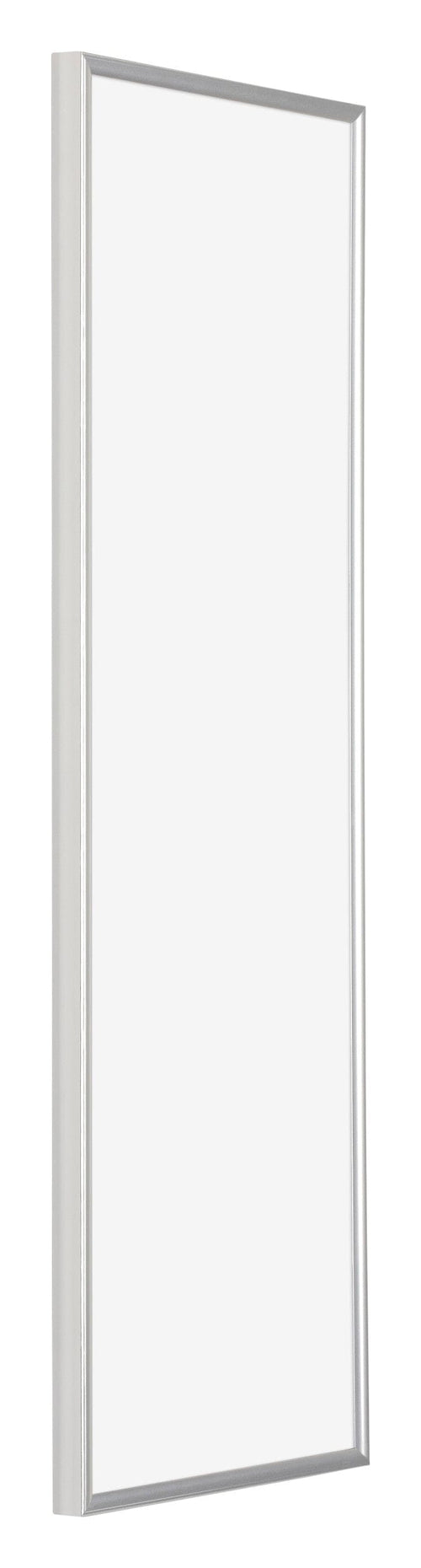 Evry Kunststoff Bilderrahmen 25x75cm Silber Vorne Schrag | Yourdecoration.at