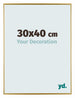 Evry Kunststoff Bilderrahmen 30x40cm Gold Vorne Messe | Yourdecoration.at
