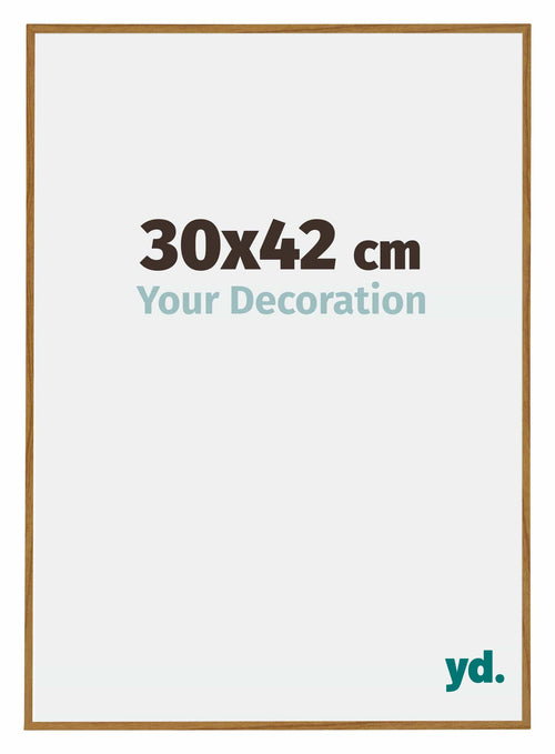 Evry Kunststoff Bilderrahmen 30x42cm Buche Hell Vorne Messe | Yourdecoration.at