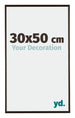 Evry Kunststoff Bilderrahmen 30x50cm Antrazit Vorne Messe | Yourdecoration.at