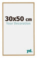 Evry Kunststoff Bilderrahmen 30x50cm Buche Hell Vorne Messe | Yourdecoration.at