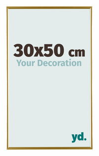 Evry Kunststoff Bilderrahmen 30x50cm Gold Vorne Messe | Yourdecoration.at