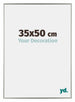 Evry Kunststoff Bilderrahmen 35x50cm Champagner Vorne Messe | Yourdecoration.at