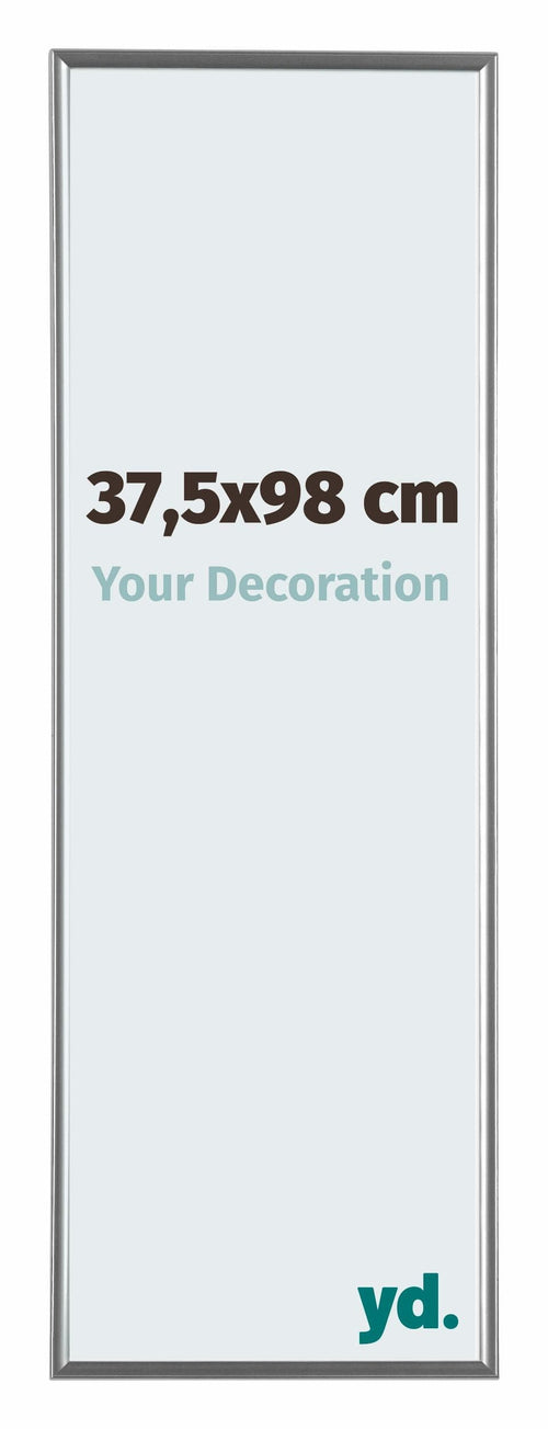 Evry Kunststoff Bilderrahmen 37 5x98cm Silber Vorne Messe | Yourdecoration.at