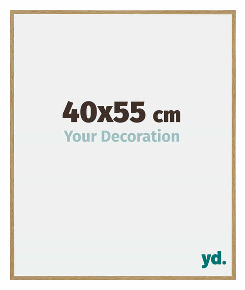 Evry Kunststoff Bilderrahmen 40x55cm Buche Hell Vorne Messe | Yourdecoration.at