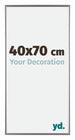 Evry Kunststoff Bilderrahmen 40x70cm Silber Vorne Messe | Yourdecoration.at