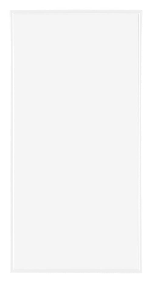 Evry Kunststoff Bilderrahmen 40x80cm Weiss Hochglanz Vorne | Yourdecoration.at