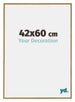 Evry Kunststoff Bilderrahmen 42x60cm Buche Hell Vorne Messe | Yourdecoration.at