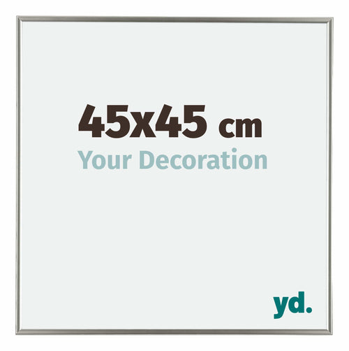 Evry Kunststoff Bilderrahmen 45x45cm Champagner Vorne Messe | Yourdecoration.at