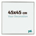 Evry Kunststoff Bilderrahmen 45x45cm Champagner Vorne Messe | Yourdecoration.at