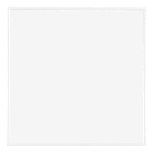 Evry Kunststoff Bilderrahmen 45x45cm Weiss Hochglanz Vorne | Yourdecoration.at