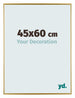 Evry Kunststoff Bilderrahmen 45x60cm Gold Vorne Messe | Yourdecoration.at