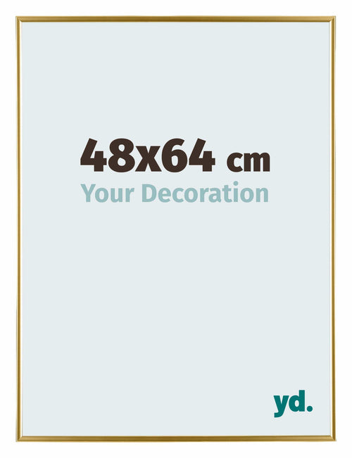 Evry Kunststoff Bilderrahmen 48x64cm Gold Vorne Messe | Yourdecoration.at