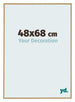 Evry Kunststoff Bilderrahmen 48x68cm Buche Hell Vorne Messe | Yourdecoration.at