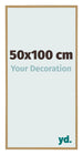 Evry Kunststoff Bilderrahmen 50x100cm Buche Hell Vorne Messe | Yourdecoration.at