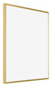 Evry Kunststoff Bilderrahmen 50x50cm Gold Vorne Schrag | Yourdecoration.at