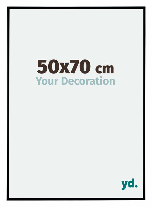 Evry Kunststoff Bilderrahmen 50x70cm Schwarz Matt Vorne Messe | Yourdecoration.at