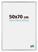 Evry Kunststoff Bilderrahmen 50x70cm Silber Vorne Messe | Yourdecoration.at